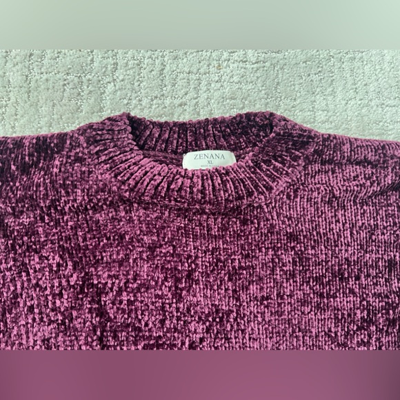 Chenille crewneck sweater - Picture 2 of 3